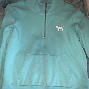 PINK half zip hoodie